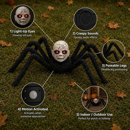 Animatronic Crawling Spider